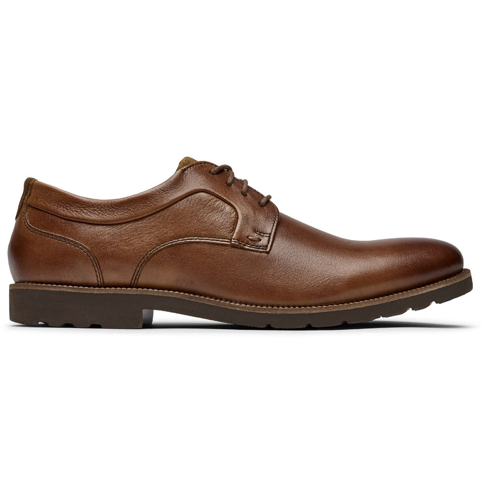 Rockport Singapore Mens Oxfords - Sharp & Ready 2 Plain Toe Brown - ZQ3907186